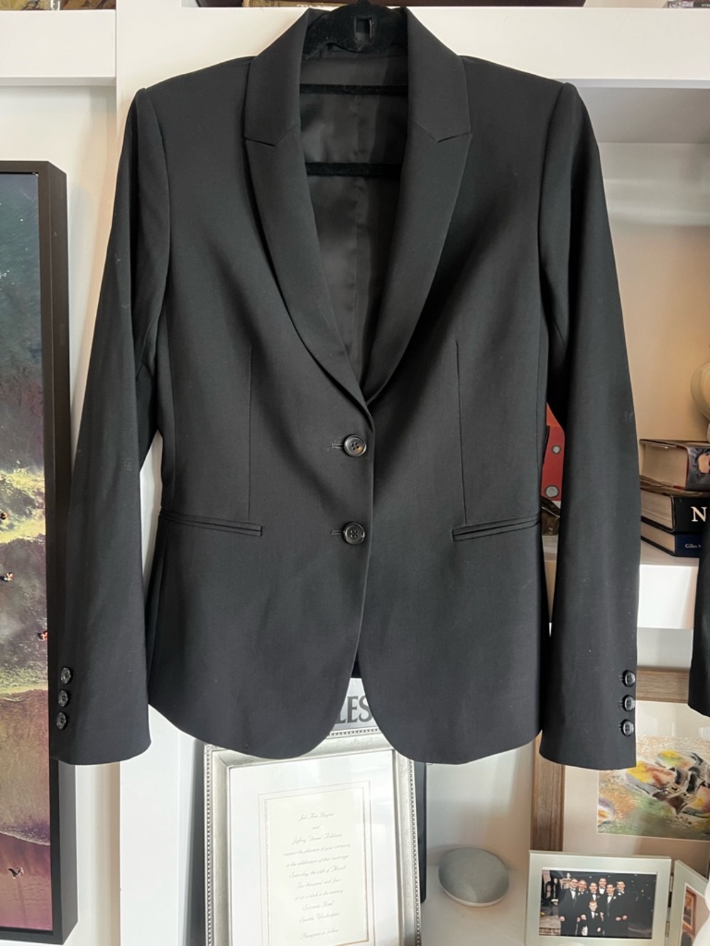 Theory Black Women's Blazer